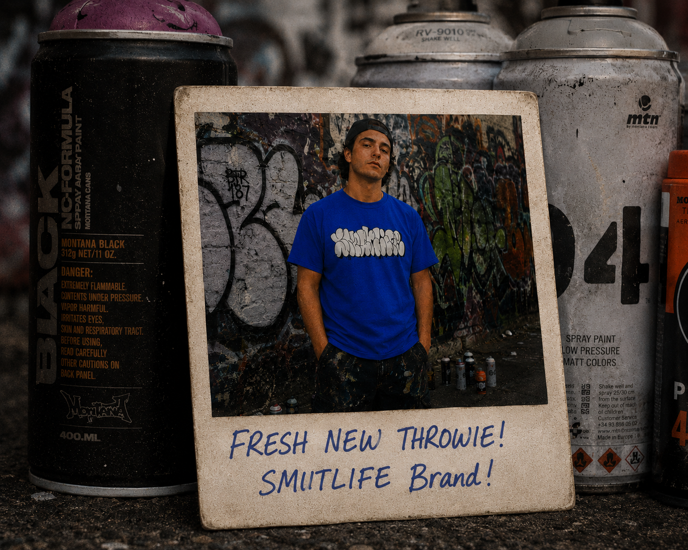 Dodger Blue Smutlife "THROWIE" T-Shirt