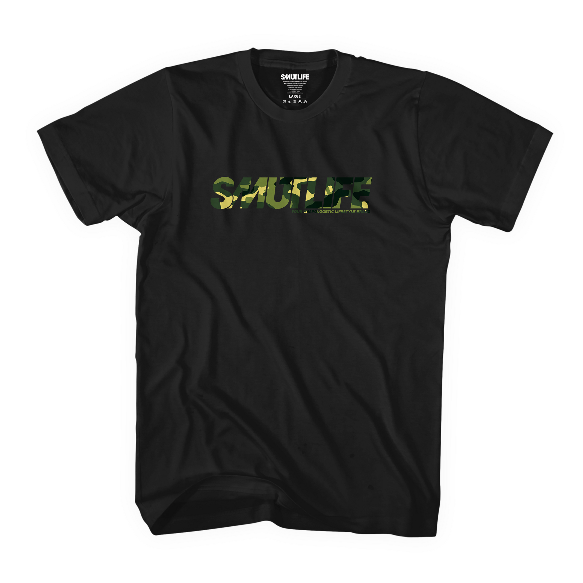 SMUTLIFE CAMO Logo Tee