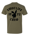 Army Green Smutlife Crew Bunny 1972 t-shirt