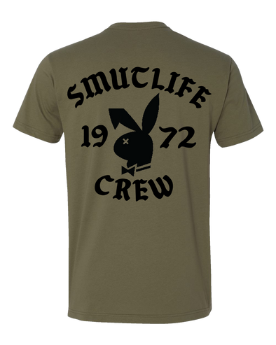 Army Green Smutlife Crew Bunny 1972 t-shirt