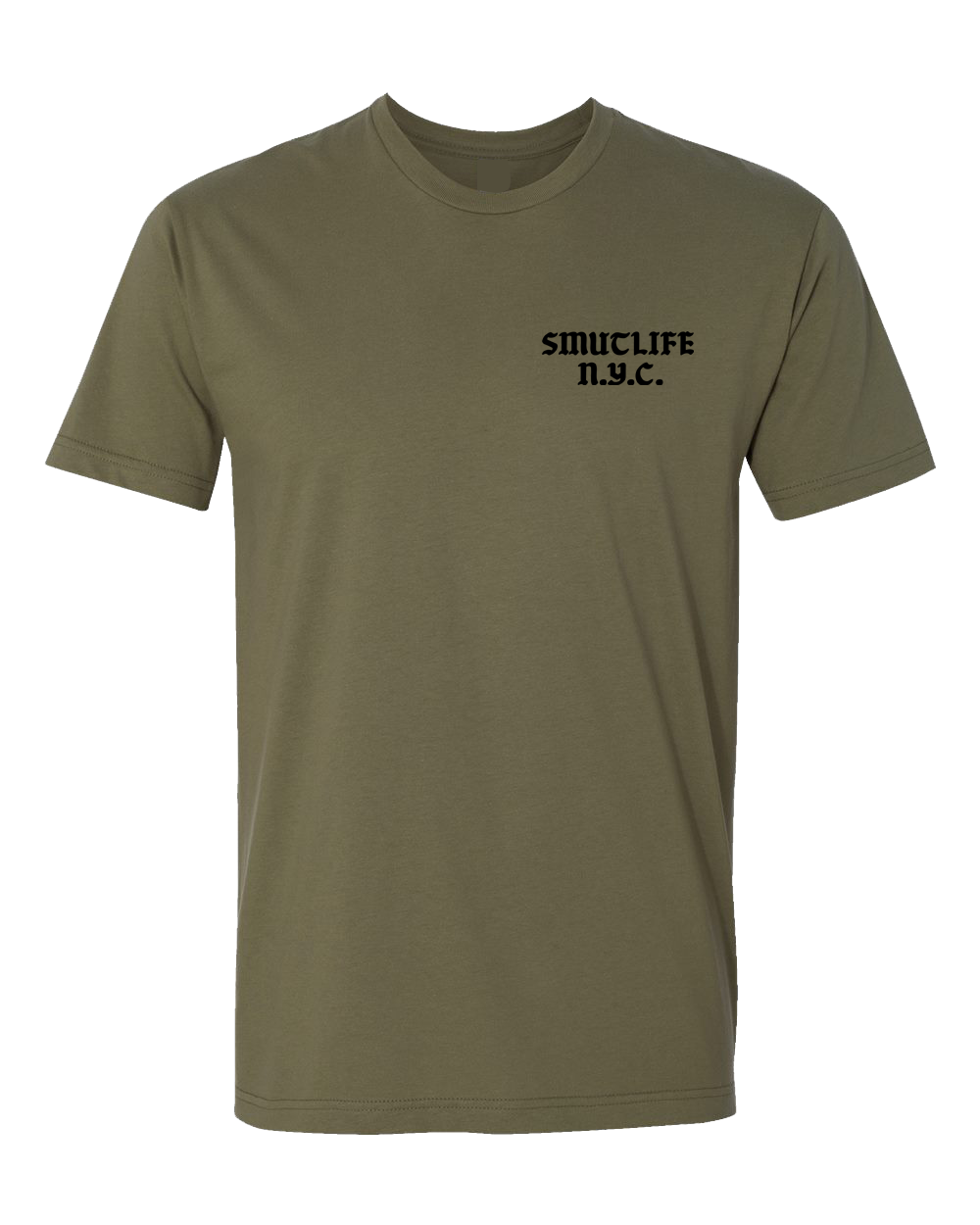Army Green Smutlife Crew Bunny 1972 t-shirt
