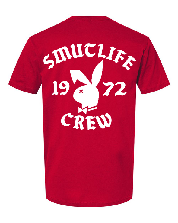 Red Smutlife Crew Bunny 1972 t-shirt