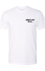 White men's combed ringspun cotton t-shirt with "SMUTLIFE N.Y.C." in black text on the left chest.