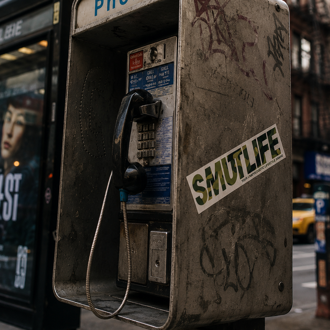 SMUTLIFE CAMO LOGO Sticker