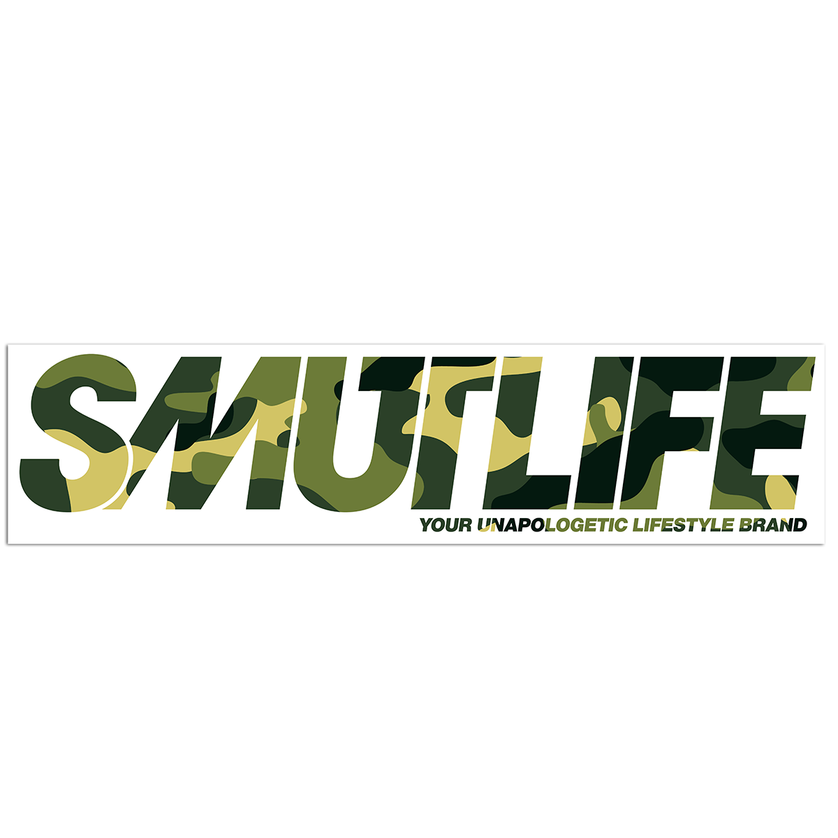 SMUTLIFE CAMO LOGO Sticker