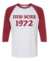 Red Smutlife New York 1972 baseball t-shirt