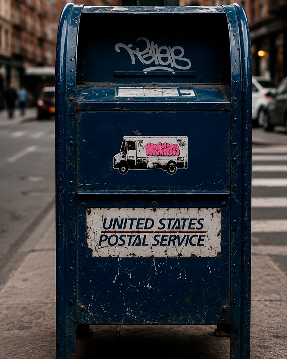 SMUTLIFE THROWIE BREAD TRUCK Sticker