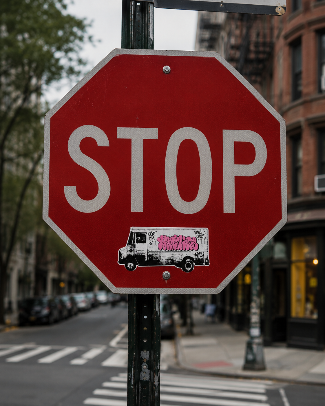 SMUTLIFE THROWIE BREAD TRUCK Sticker