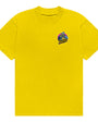 Yellow premium fit ALL OUTTA COOKIES T-shirt with a colorful Monster graphic on the left chest.