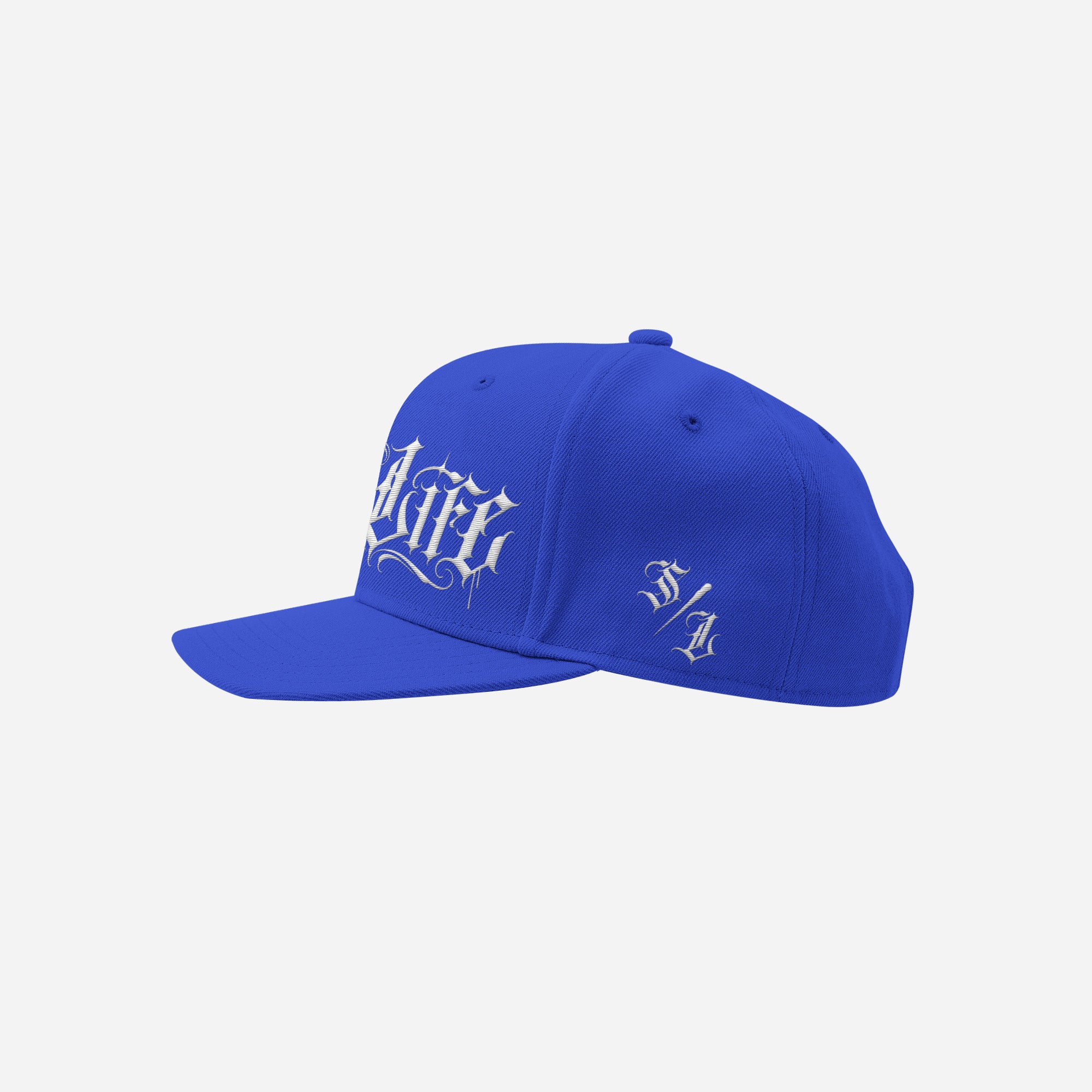 SMUTLIFE FREEHAND SCRIPT Blue Snapback