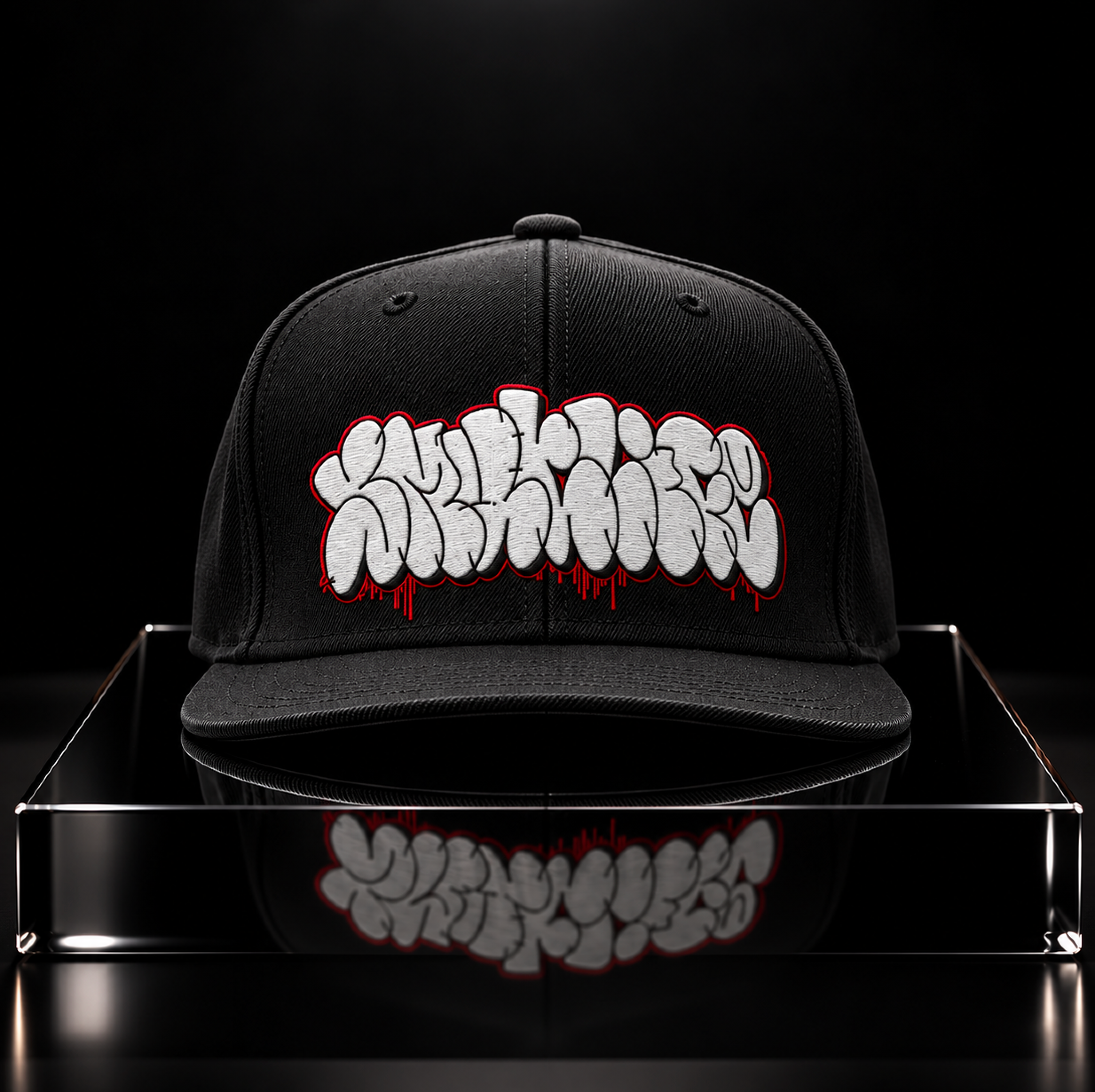 Black SMUTLIFE THROWIE 6-Panel Snapback Hat