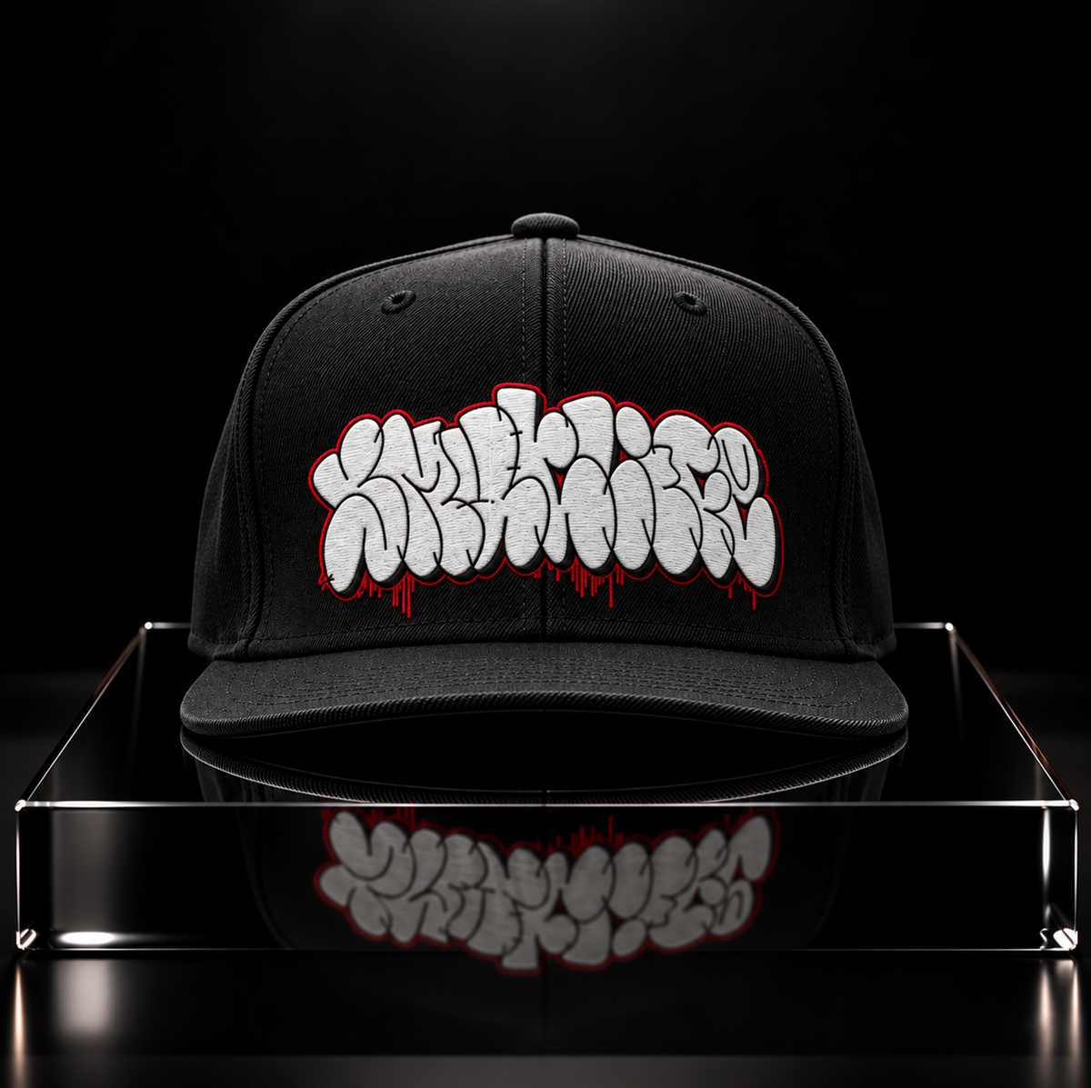 Black SMUTLIFE THROWIE 6-Panel Snapback Hat