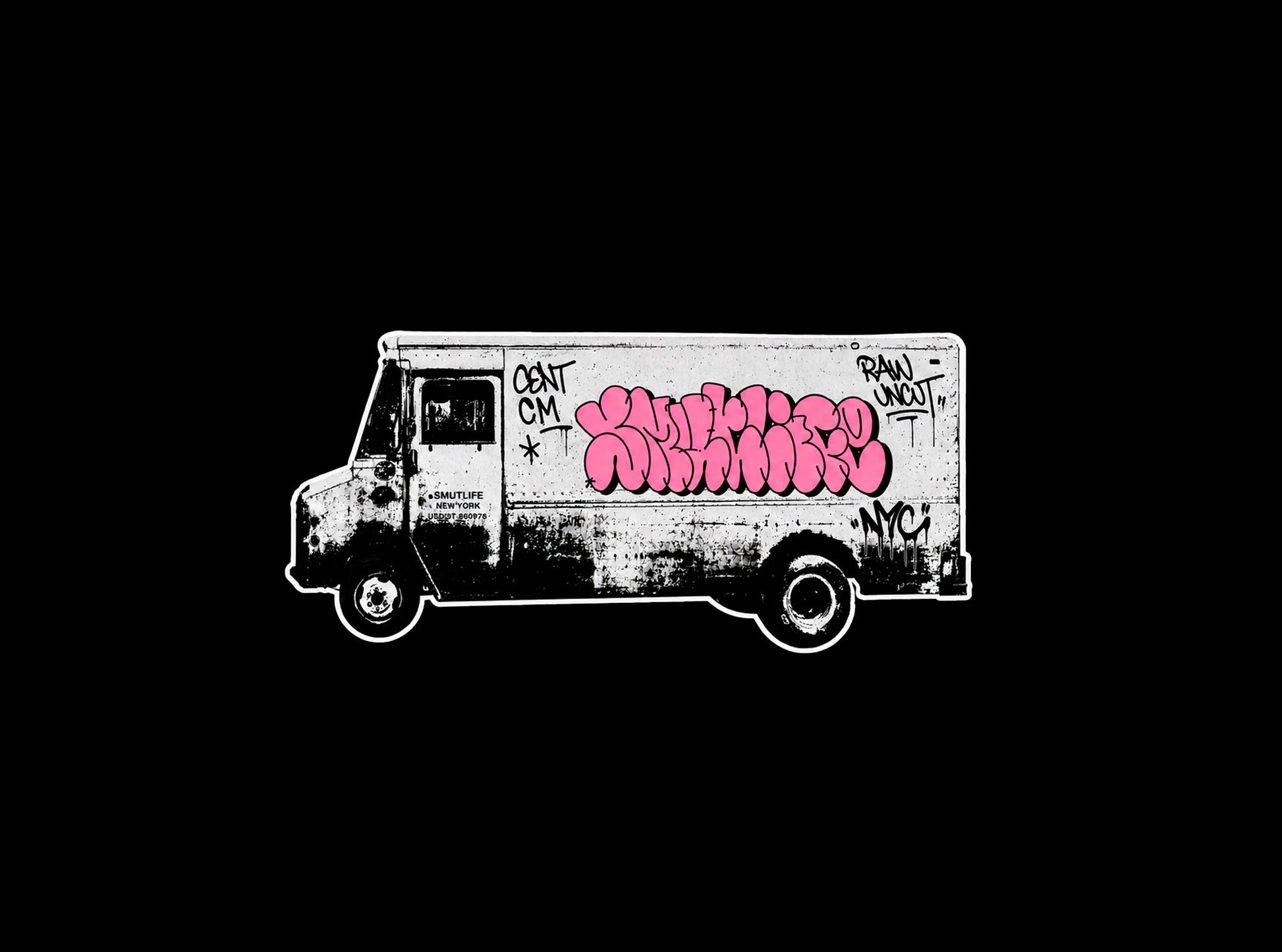 SMUTLIFE THROWIE BREAD TRUCK Sticker