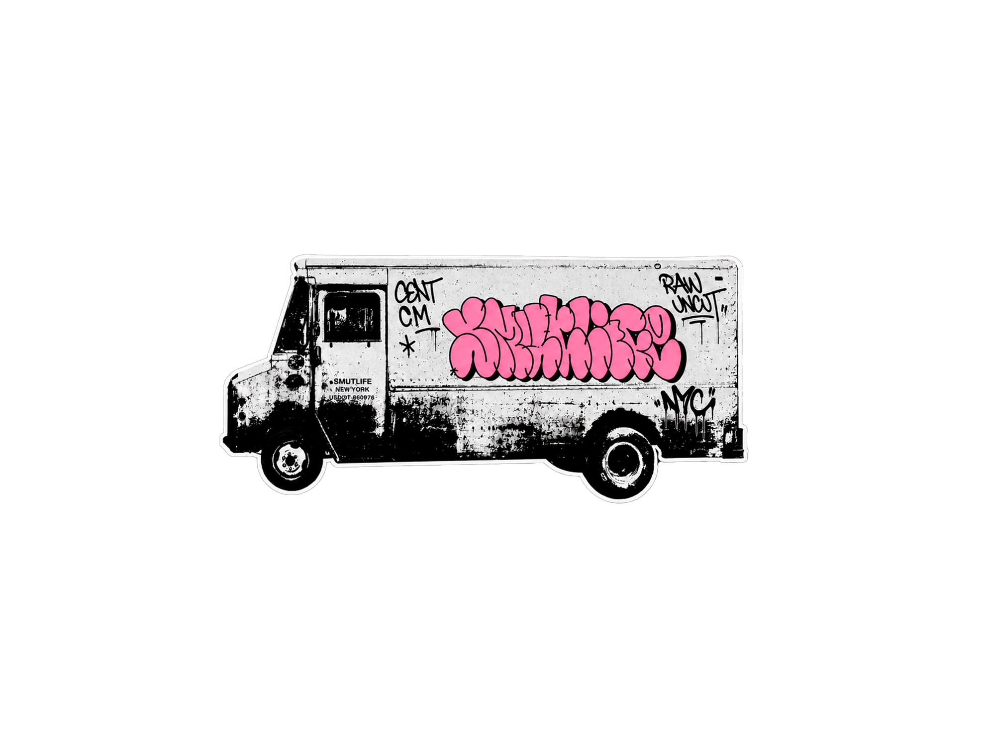 SMUTLIFE THROWIE BREAD TRUCK Sticker