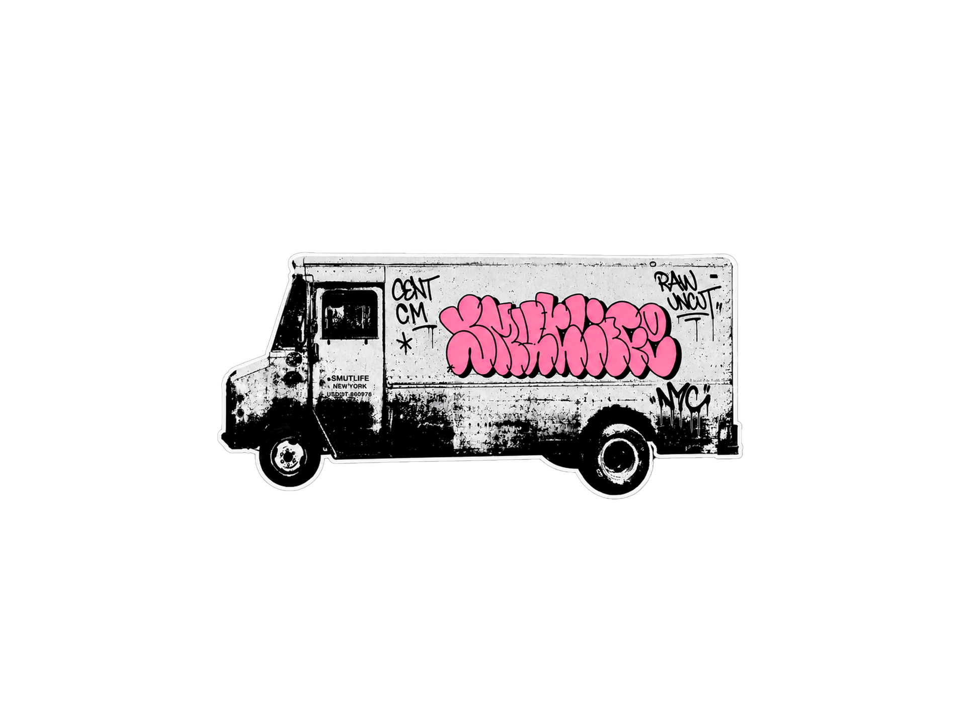 SMUTLIFE THROWIE BREAD TRUCK Sticker