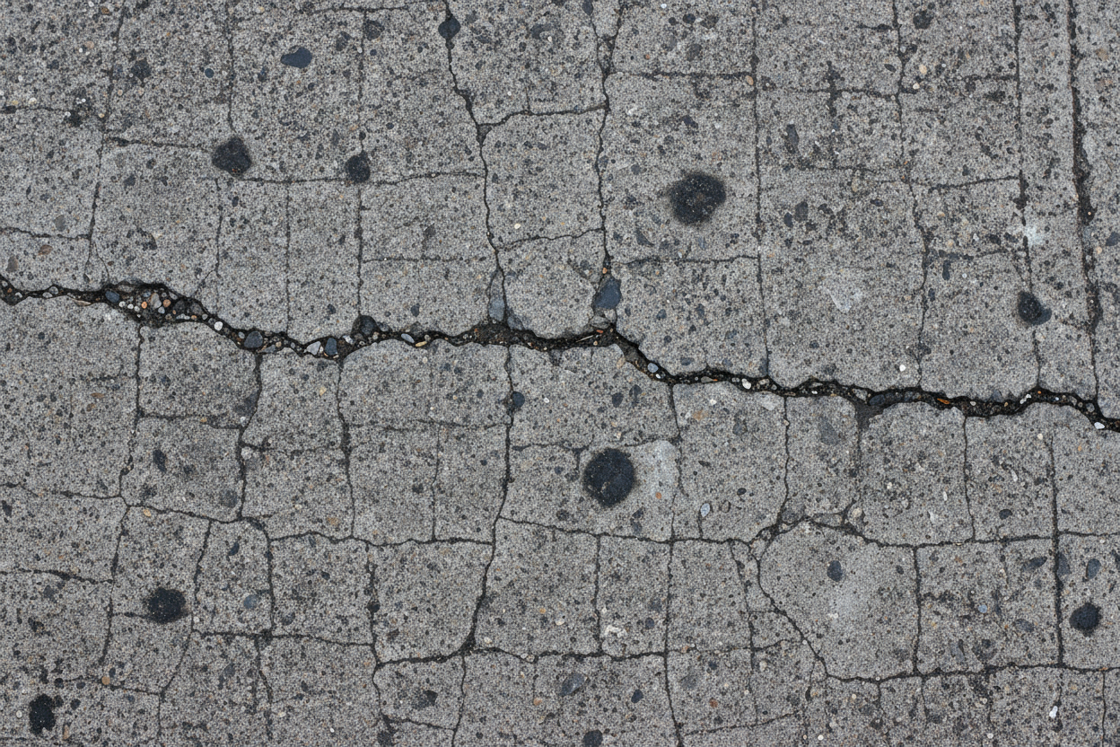 Close up city sidewalk