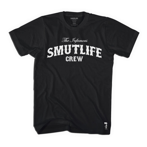 Black The Infamous SMUTLIFE Crew T-shirt for Men