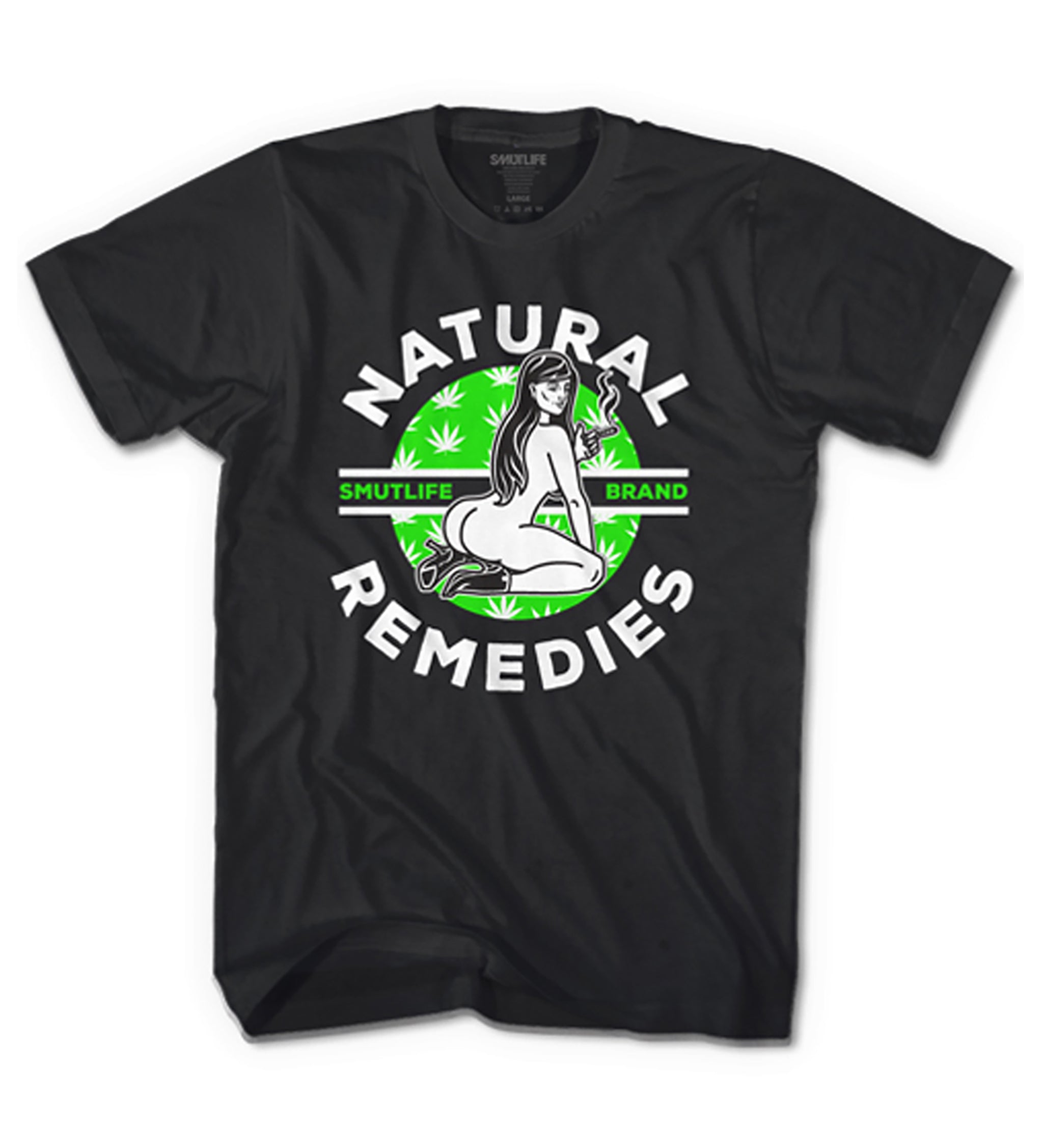 Smutlife Brand Natural Remedies Cannibus t-shirt for Men
